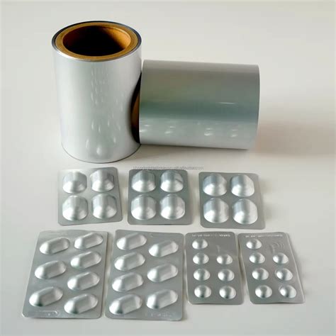 Aluminum Foil For Capsule Tablets Packaging Ptp Blister Soft Aluminum