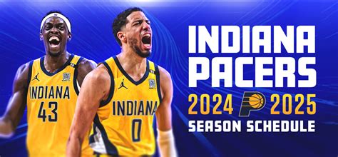 Indiana Pacers Announce Regular Season Schedule Gainbridge