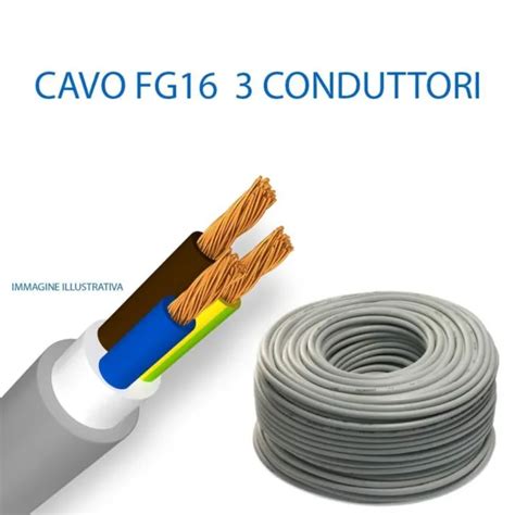 Cavo Elettrico Fg Tripolare Da X X X X X X Mmq Al