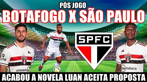 P S Jogo Botafogo X S O Paulo Luan Aceita Proposta E Vai Renovar