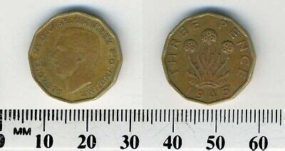 Great Britain Pence Nickel Brass Coin King George Vi Ebay