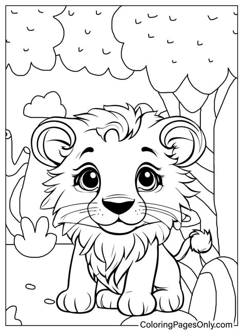 45 Coloriages De Lions ColoringPagesOnly