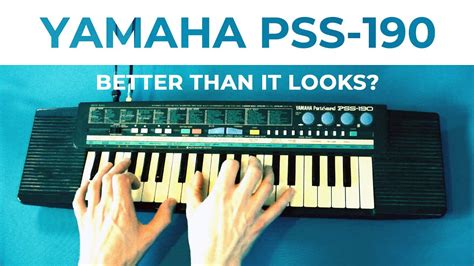 Yamaha Portasound PSS 190 Just A Kid S Toy YouTube