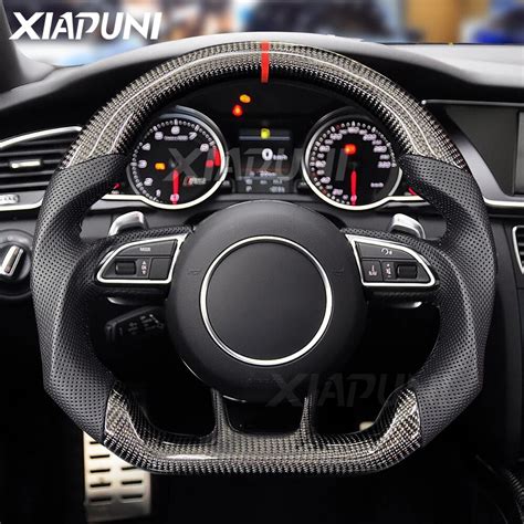 Customized Sport Carbon Fiber Steering Wheel For Audi Rs Rs Rs Rs