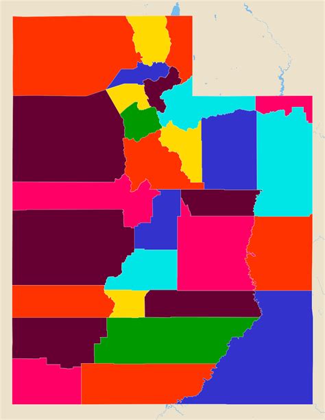 Counties in Utah - AtlasBig.com