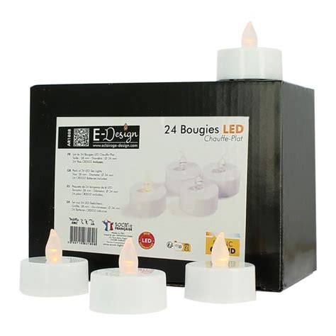 juego de 24 velas candelita LED de color blanco cálido y amarillo