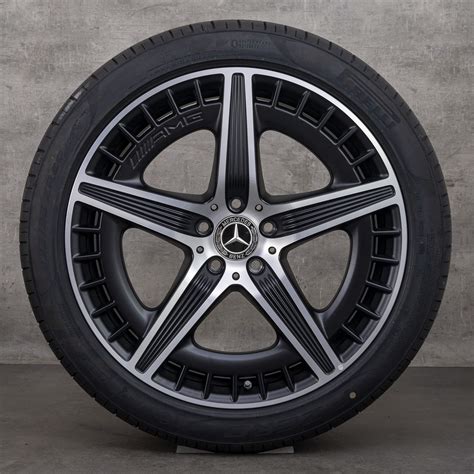 Jante AMG 20 Inch Mercedes Benz EQE 43 53 V295 Anvelope De Vara Roti AMG