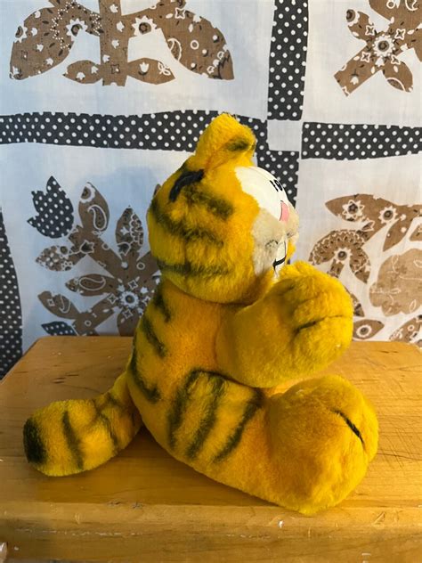 Vintage 1970s Garfield Plush Stuffed Animal Garfield - Etsy