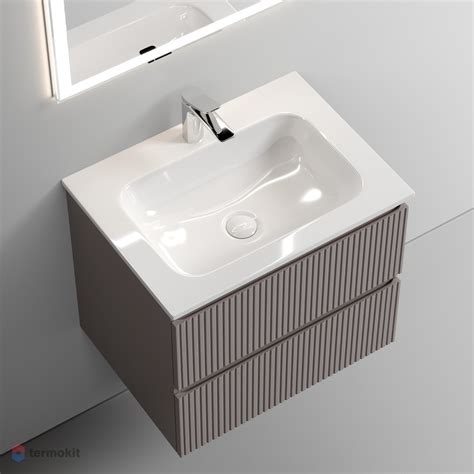 Тумба с раковиной SANCOS SNOB T 61 подвесная doha soft SNT60SM+CN7011 ...