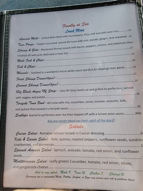 Menu At Skipper S Cove Bar Grill Fort Pierce