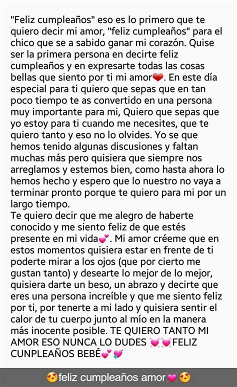 Pin De Leslie Maldonado En Frases Feliz Cumpleaños Amor Carta Feliz