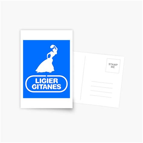 Ligier Gitanes F1 Team Logo 1975 1980 Gypsy Dancer White Print