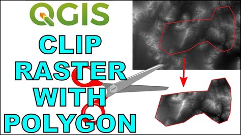 Clip A Raster With A Polygon In Qgis Extract By Mask Youtube