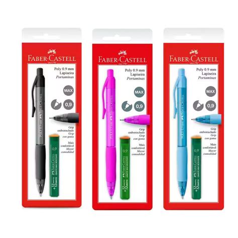 Lapiseira 0.9 Faber Castell - Lapiseira Faber-Castell Poly 0.9 mm | Shopee Brasil