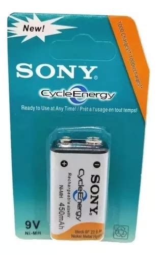 Bater A Energ A Sony V Recargables Pila Cuadrada Mah Mercadolibre