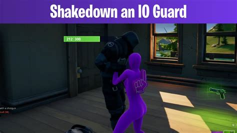 Fortnite Epic Quest Shakedown An Io Guard Youtube