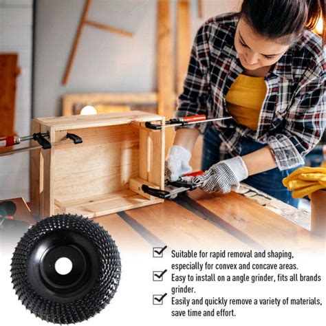 Inch Grinder Wheel Disc Wood Shaping Wheel Wood Grinding Shaping Disk