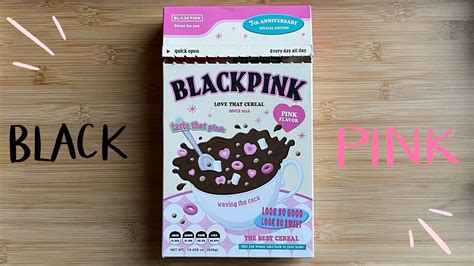 Unboxing Blackpink 2023 Anniversary Cereal Box Deco Kit YouTube