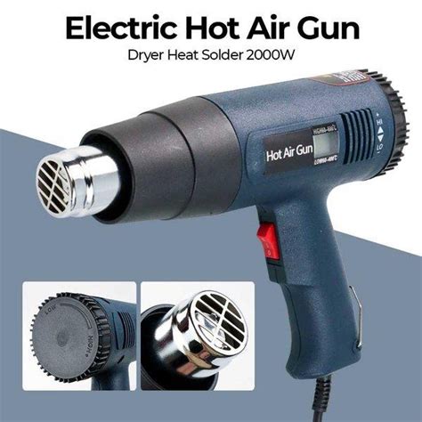 Jual Electric Hot Air Gun Dryer Heat Solder 2000w With Led Display Qr 866a Shopee Indonesia