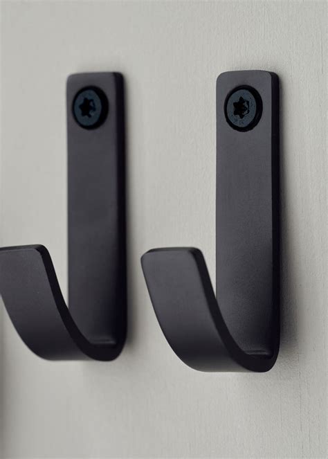 Meraki Hook Thapsus Hooks Brushed Black Finish