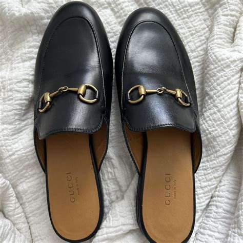 Gucci black loafers in great condition. Worn once.... - Depop