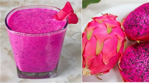 ড্রাগন ফলের মিল্কশেক রেসিপি Dragon Fruit Milkshake Recipe