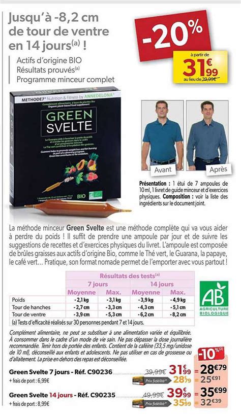 Promo Green Svelte Chez Teleshopping Icatalogue Fr