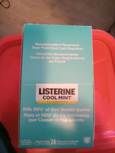 Listerine Cool Mint Pocketpaks Breath Strips Count Ebay