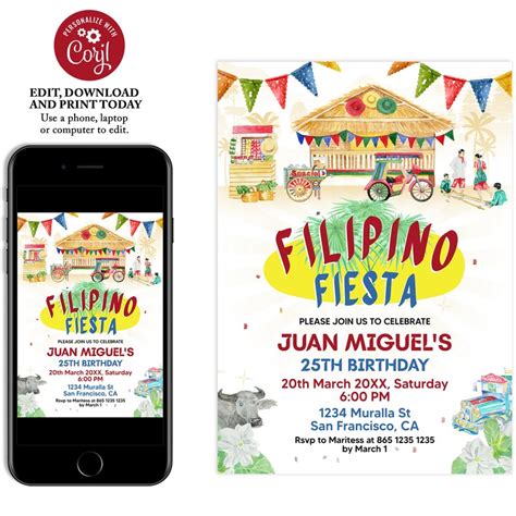 Jollibee Invitation Etsy