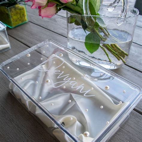 Clear Bridesmaid Box Personalized Bridesmaid Proposal T Boxes