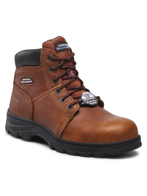 Skechers Buty Workshire 77009ec Brn Brązowy Modivo Pl