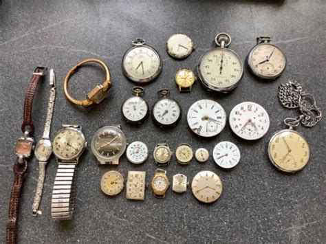 Lot De Montres Anciennes M Canique Pour Pi Ce Eur Picclick Fr