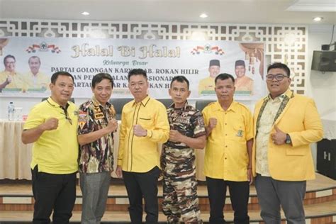 Perkuat Silaturahmi Untuk Kemenangan Golkar Rohil Gelar Halal