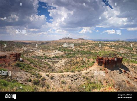 Olduvai Gorge In Tanzania Also Known As The Cradle Of Mankind One Of