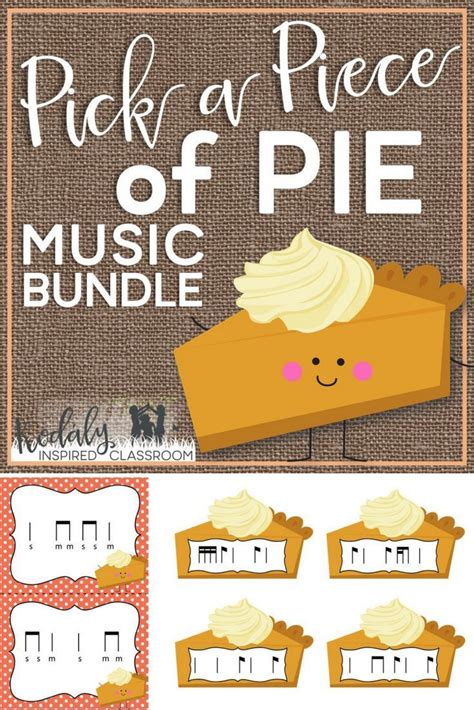 Pick A Piece Of Pie Rhythm Game Bundled Set Thanksgiving Music