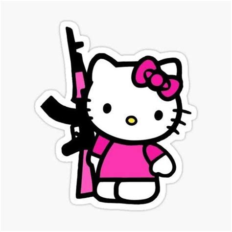 Hello Kitty Photo🧚 Şirin çizim Retro Logolar Sticker Tasarımı