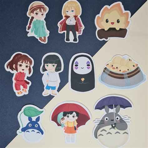 Kit 5 Adesivos Studio Ghibli Shopee Brasil