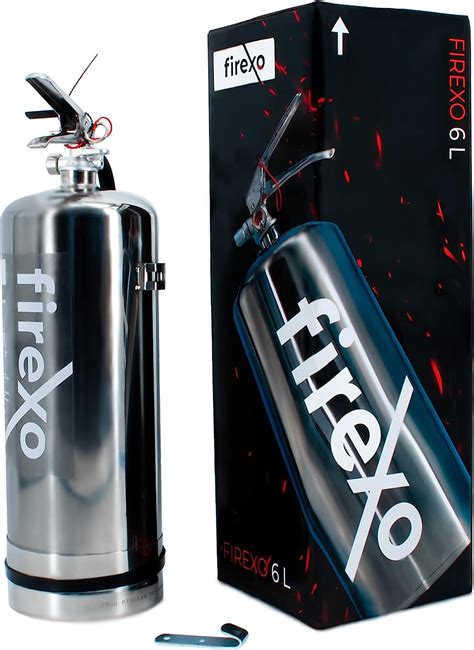 Firexo Extincteur En Acier Inoxydable Litres En Pour Tous Les