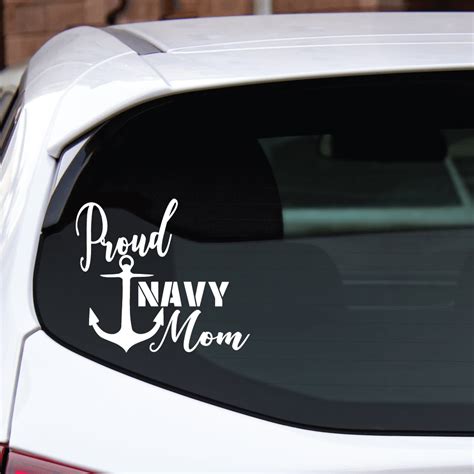 Proud Navy Mom Shop Vinyl Design