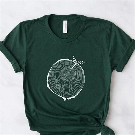 Tree Ring T Shirt Af18m0 Shirt Nature Shirt Print Design Nature Shirts