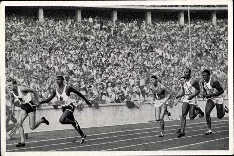 Sammelbild Olympia Staffellauf Jesse Owens Akpool De