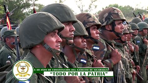 A 40 Años De Fundación Del Ejército De Nicaragua ¡todo Por La Patria