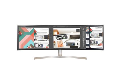 49 Curved UltraWide Dual QHD Monitor LG US Business