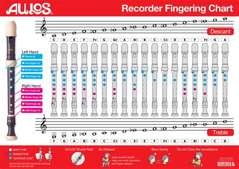 Treble Recorder Note Chart A Visual Reference Of Charts Chart Master