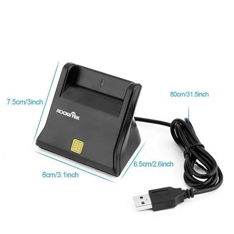 เครองอานบตรประชาชน Smart card reader ยหอ Rocketek รน RT SCR2