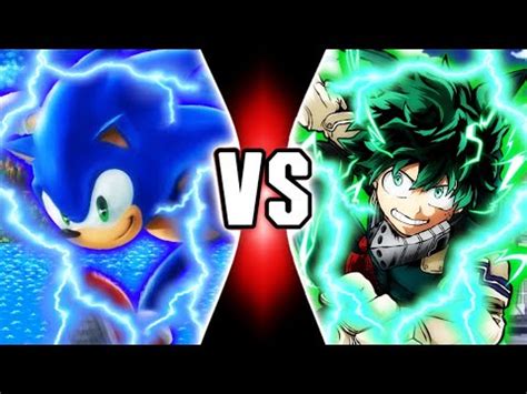 Sonic Vs Deku Remake YouTube