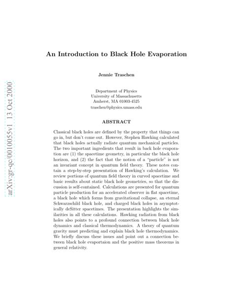 An Introduction to Black Hole Evaporation