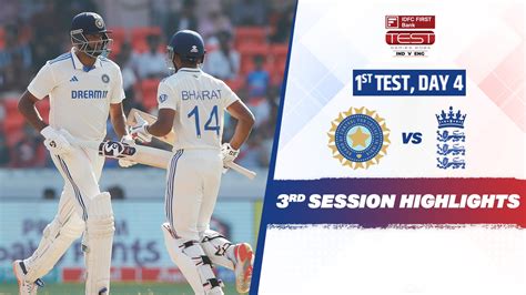 Watch India Vs England - 1st Test - Day 4 - 3rd Session Highlights ...