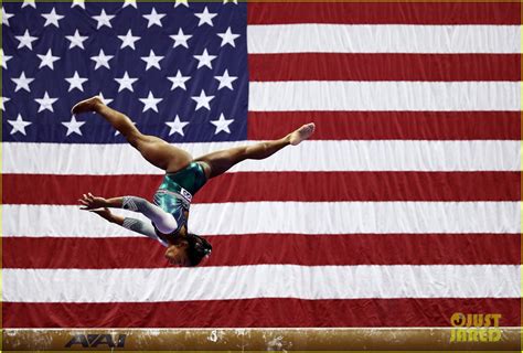 Full Sized Photo of simone biles makes history at us gymnastics ...