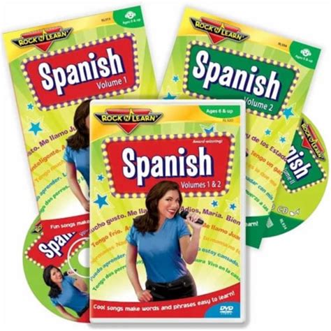 Rock N Learn Spanish Set - DVD, 2 CDs & Books, 1 - Kroger